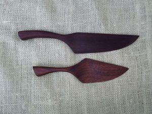 Super Quality Wooden <b>Cake</b> Server Set Handicraft Pizza <b>Cake</b> <b>Cutter</b> <b>Wedding</b> <b>Cake</b> Wooden Knife and Server Set for Any Hotel Party - Product Image 5