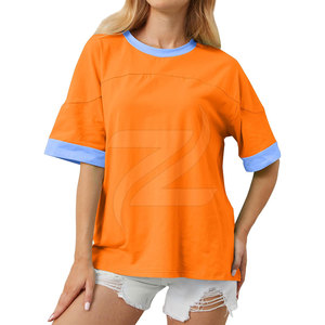 Camisetas Extra Grandes de Algodón/Poliéster para Mujer, Camisetas Extra Grandes para Mujer, Venta al por Mayor de Fábrica - Product Image 4