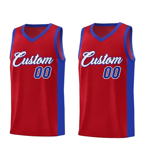 Conjunto de uniforme de baloncesto de moda para hombre pantalones cortos de verano de buena calidad BSCI Certificado de talla grande transpirable y diseño impreso - Product Image 3