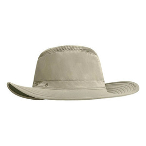 Cappello da Escursionismo con Protezione Solare UPF 50+ Tasca Nascosta Beige Pietra SION Safari - Product Image 3