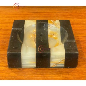 Handcrafted Excellent Marble Smoking <b>Ashtray</b> Unique Quality Hot Sale Decorative Tabletop Heavy Duty <b>Ashtray</b> Home Restaurant Use - Product Image 5