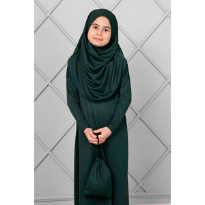 Vestido de oración para niños Hijab Esmeralda - Product Image 4