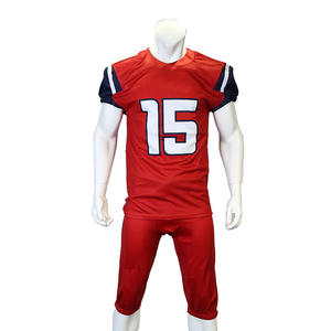 Uniforme de football américain 100% Uniforme de football américain personnalisé Uniforme de football américain respirant nouveau style - Product Image 1