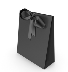 Borsa Portatile Nera di Lusso in Carta per Gioielli con Manico in Cartone Fustellato, Logo Personalizzato per <span class=keywords><strong>Artigianato</strong></span>, Shopping e Abiti - Product Image 5