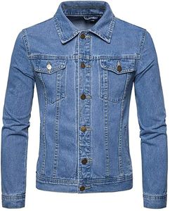 Vestes Denim Hiver Vintage pour Homme Bouton Avant 100% Coton Tendance Eco-Friendly 2025 Styles - Product Image 5