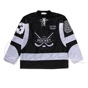 Nouveauté, maillot de hockey sur glace confortable, sur mesure, respirant, séchage rapide, 100% polyester, couleurs personnalisées, logo, vêtements d'équipe, sport - Product Image 3