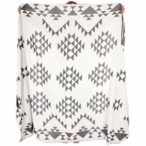 Mantas de algodón Liva 100%, manta de cama ligera y suave tejida, tamaño Queen, superventas, cómoda para decoración del hogar, venta al por mayor - Product Image 2