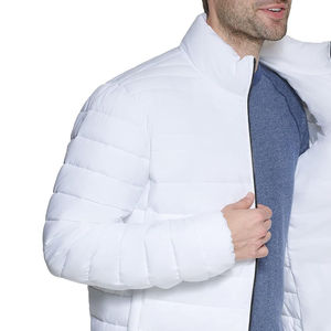 Recién llegado, chaquetas acolchadas de Color blanco para hombre, ropa de invierno personalizada para hombre, ropa para exteriores, chaquetas acolchadas de moda para hombre 2025 - Product Image 6