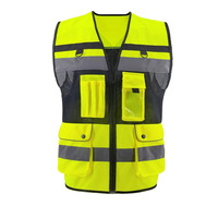 Gilet de travail haute visibilité de qualité supérieure gilet de sécurité réfléchissant haute visibilité gilet de sécurité robuste au prix de gros