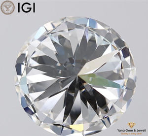 ตามใบรับรอง IGI 4.00กะรัตแล็บปลูก CVD เพชรทรงกลมสี VVS2ความชัดเจนเข้ากันได้อย่างสมบูรณ์แบบสำหรับเครื่องประดับ - Product Image 5
