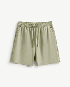 <b>Men's</b> <b>shorts</b> with elastic waistband Loose Fit Summer <b>Men's</b> <b>Short</b> Sleeve <b>Shorts</b> Knitted Washed Dyed By Routine Vietnam - Product Image 3