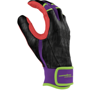 Guantes de bateo de puño corto estilo Bruce Bolt personalizados Guantes de bateo de béisbol de cuero Cabretta Premium 100% - Product Image 4