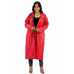 OEM transpirable de alta calidad personalizado 100% poliéster elegante a prueba de viento impermeable abrigos de lluvia para al aire libre - Product Image 4