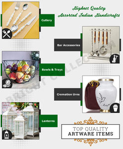 Meilleur prix du marché Qualité assurée Royal Design Couverts durables Poignée en résine antique Serveur à salade du meilleur fournisseur indien - Product Image 5