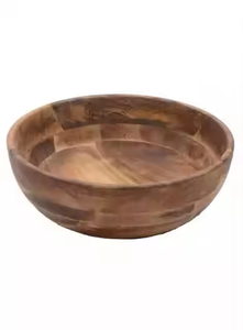 Bol à fleurs séchées en bois d'olivier japonais Vase à grenouille à fleurs Ikebana d'Inde par l'artisanat du croissant - Product Image 2