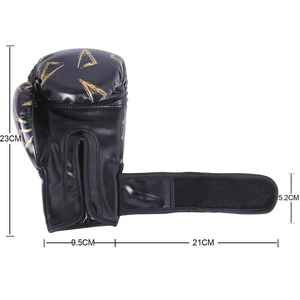 Guantes de boxeo profesionales de cuero, logotipo impreso, cuero de vaca, hechos a medida, se aceptan pares cómodos personalizados para adultos - Product Image 5