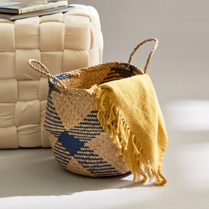Seagrass <b>laundry</b> <b>basket</b> worldwide shipping high quality <b>foldable</b> sea grass <b>baskets</b> for bedroom kitchen - Product Image 4