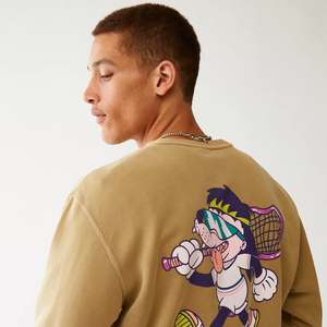 2025 sudaderas de cuello redondo para hombre más vendidas personalizadas 100% algodón transpirable con diseño impreso para ropa de invierno - Product Image 6