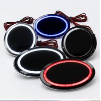 Emblème de calandre de voiture éclairé par LED, badge décoratif pour véhicule