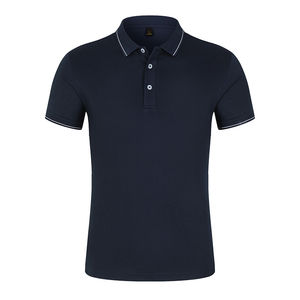 Polo d'été personnalisé pour hommes Polo de golf à manches courtes à motifs solides Vente en gros d'usine Polo personnalisé Vente en gros de haute qualité - Product Image 6