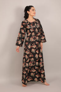 Hot Selling Bestseller <b>Women's</b> Sleepwear Long Cotton Nighty for <b>Women</b> at Best Price for Export from India - Product Image 4