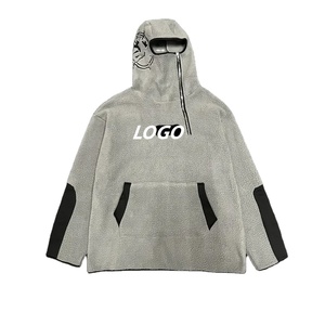 Sudadera con capucha de forro polar grueso y cálido para invierno, personalizada con bolsillo, estampada, bordada, impermeable, lisa, venta al por mayor para fabricantes. - Product Image 1