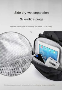 Sac de sport en polyester avec doublure en nylon de grande capacité, style tendance, léger, sangle réglable, service OEM, fabriqué au Pakistan, MOQ faible de 10 pièces - Product Image 6