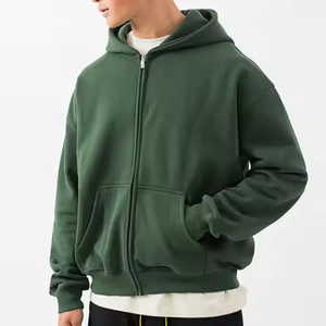 Sudadera con capucha de gran tamaño en blanco de alta calidad, ropa de calle, Moda para hombres al aire libre, sudaderas con capucha de manga larga ligeras - Product Image 2