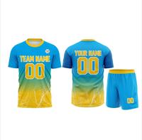 Ensemble de maillots de football en polyester 100% imprimé numériquement de haute qualité OEM, couleurs personnalisées pour adultes et jeunes, toutes tailles disponibles