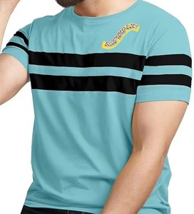 เสื้อยืดผู้ชายผ้าโพลีเอสเตอร์/คอตตอน คุณภาพสูง ออกแบบโลโก้ตามสั่ง ระบายอากาศได้ดี แห้งเร็ว - Product Image 2