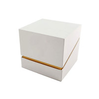 Boîte cadeau de luxe pour parfum, emballage personnalisé en papier avec fermeture magnétique, flacon de parfum vide, pelliculage mat, gaufrage, revêtement UV