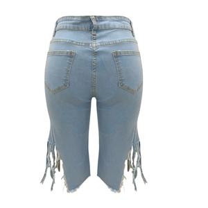 Top Trending Wholesale <b>Jeans</b> Shorts <b>for</b> <b>Women</b> Premium Distressed Washed <b>Women's</b> Shorts Top Quality Custom Denim Shorts - Product Image 4