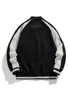 Chaqueta con letras de béisbol para adultos y jóvenes de lana hecha a medida, nueva chaqueta universitaria de lana de alta calidad para hombres - Product Image 5