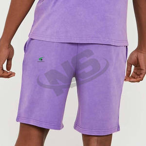 ชุดเซ็ตเสื้อฮู้ดดี้และกางเกงขาสั้นผู้ชายยอดนิยมสำหรับฤดูร้อน รับทำโลโก้ ผ้าฝ้ายระบายอากาศ ทรงหลวม ขายส่ง - Product Image 5