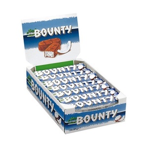 ช็อกโกแลต bountyy สำหรับขายตอนนี้สัมผัสกับรสชาติอร่อยของมะพร้าวที่ปกคลุมด้วยช็อคโกแลตเรียบ" - Product Image 5