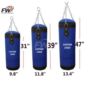 Saco de Boxeo de Cuero con Cadena de Alta Calidad, Saco de Boxeo Profesional para Entrenamiento de Boxeo y Kickboxing - Product Image 3