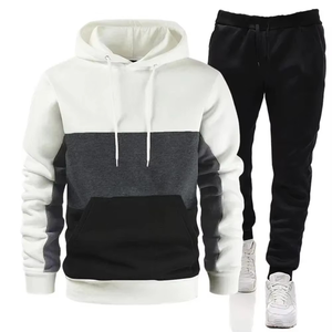 Survêtements de sport décontractés pour hommes, 100% coton, imprimés sur mesure, avec option de logo, style vintage, pour l'entraînement et le fitness, collection printemps, trois pièces - Product Image 5