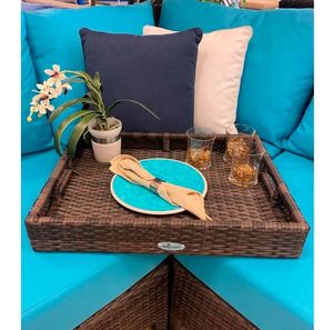 Kitchenware Food Serving Tray Premium Quality Customized Shape Large Size Woven Serving Tray <b>for</b> Hot <b>Sale</b> - Product Image 6