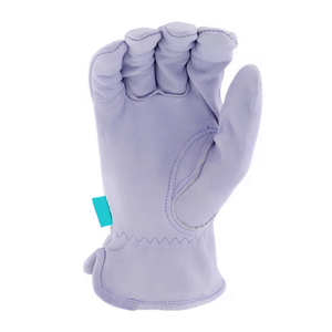Gants de travail de conduite antidérapants en cuir de vachette de haute qualité OEM Vente directe en usine Gants de travail respirants pour conducteur - Product Image 3
