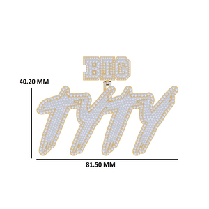 Éblouissant miroitant meilleure qualité Moissanite pendentif breloque 925 argent rond brillant coupe VVS2 bijoux cadeau pour les femmes - Product Image 3