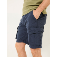 Shorts en toile taille haute élégants et unis, vente en gros OEM/ODM, vêtements en vrac, emballage premium du Bangladesh, écologique