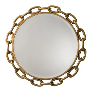 Miroir mural en fer fabriqué à la main avec cadre en fer personnalisé - Product Image 4
