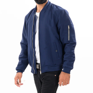 Premium Quality Windproof <b>Man</b> Bomber <b>Jacket</b> with Stand <b>Fur</b> Collar and Zipper Colorful Canvas Fabric 2025 - Product Image 6