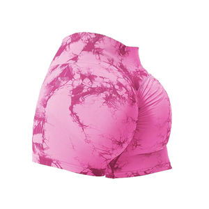 2025 Short de sport personnalisé à la mode Sports Fitness Workout Yoga Couleur unie et sublimé Plus Size en Spandex/Nylon - Product Image 3