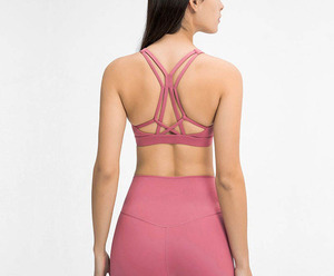 Marque privée de haute qualité, fabricant d'usine, soutien-gorge de sport pour femmes, soutien-gorge de sport confortable en maille pour femmes - Product Image 6