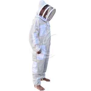 Combinaison d'apiculture professionnelle de haute qualité, ventilée, durable, antistatique, avec voile de protection pour les amateurs - Product Image 2