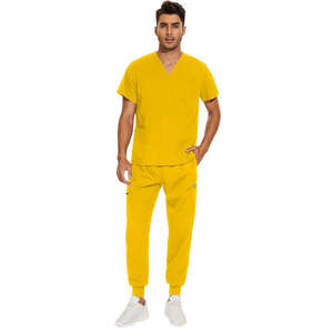 Uniformes médicos suaves de moda para hombres, conjunto de uniformes médicos de enfermería, conjuntos de uniformes médicos de alta calidad para hombres - Product Image 1