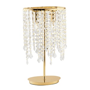 Support de fleurs en cristal de luxe de style européen avec rideau de perles Bougeoir en métal de mariage créatif Pièce maîtresse de mariage - Product Image 4