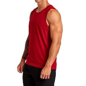 Camisetas sin mangas de talla grande para hombre, camisetas sin mangas de punto de algodón transpirable para deportes, gimnasio, Fitness, ropa de calle con logotipo personalizado OEM de Pakistán - Product Image 2