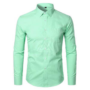 Chemises à boutons pour hommes en tissu doux Chemises à boutons pour hommes Les adultes portent des chemises à boutons pour hommes - Product Image 4